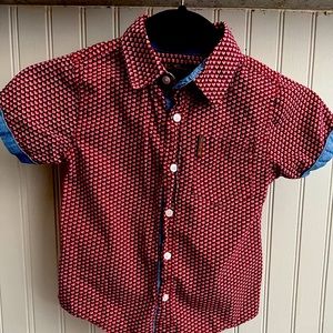 Two pack Ben Sherman boys button down shirts size 4 & 5